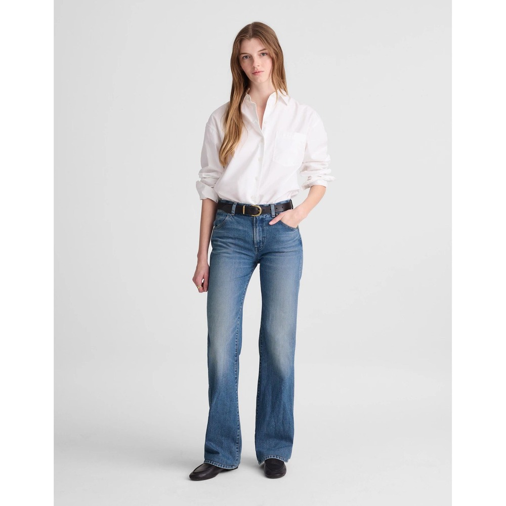 NWT Madewell Relaxed Bootcut Jeans Retro Bright Wash Blue Denim NZ091 Sz 28 - Picture 2 of 13